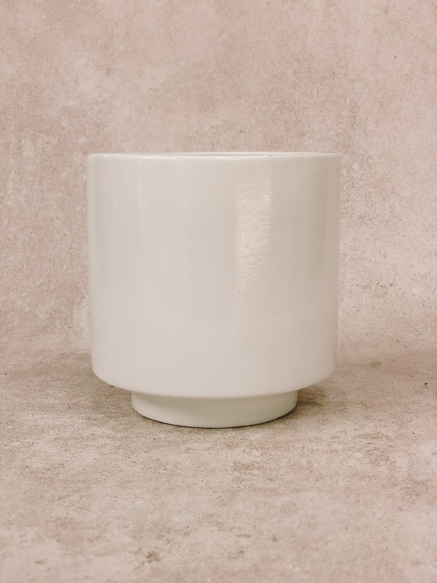 Maceta blanca