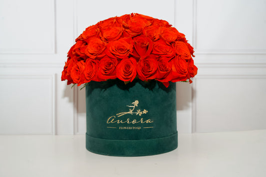 SPHERE OF ROSES · ROUND BOX